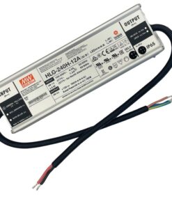 MW MEAN WELL HLG-240H-12A Alimentatore Led Driver IP67 192W 12V 16A Input 220V e 110V