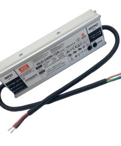 MW MEAN WELL HLG-240H-12A Alimentatore Led Driver IP67 192W 12V 16A Input 220V e 110V
