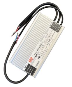 MW MEAN WELL HLG-480H-24B Alimentatore IP67 480W 24V 20A Dimmerabile 1-10V PWM Input 220V e 110V