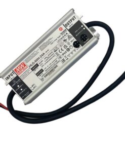 MW MEAN WELL HLG-60H-24A Alimentatore Led Driver CV CC IP67 60W 24V 2,5A Input 220V e 110V