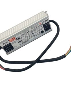 MW MEAN WELL HLG-80H-24A Alimentatore Led Driver CV CC IP67 80W 24V 3,4A Input 220V e 110V