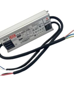 MW MEAN WELL HLG-80H-24B Alimentatore Led Driver CV CC IP67 Dimmerabile 80W 24V 3,4A Input 220V e 110V