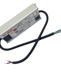 MW MEAN WELL HLG-80H-24 Alimentatore Led Driver CV CC IP67 80W 24V 3,4A Input 220V e 110V