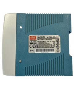 MW MEAN WELL MDR-20-12 Trasformatore Rotaia Industriale 12V 20W 1,67A Barra Guida DIN Rail Power Supply Input 220V 110V
