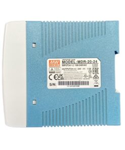 MW MEAN WELL MDR-20-24 Alimentatore Guida DIN 20W 24V 1A Input 220V e 110V