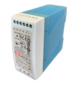 MW MEAN WELL MDR-40-12 Alimentatore Guida DIN 40W 12V 3,33A Input 220V e 110V