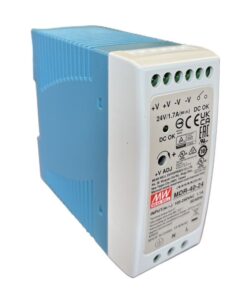 MW MEAN WELL MDR-40-24 Alimentatore Guida DIN 40W 24V 1,7A Input 220V e 110V