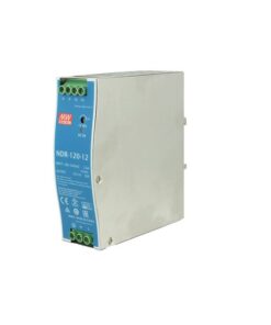 MW MEAN WELL NDR-120-12 Trasformatore Rotaia Industriale 12V 120W 10A Barra Guida DIN Rail Power Supply Input 220V 110V