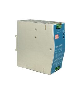 MW MEAN WELL NDR-240-24 Trasformatore Rotaia Industriale 24V 240W 10A Barra Guida DIN Rail Power Supply Input 220V 110V