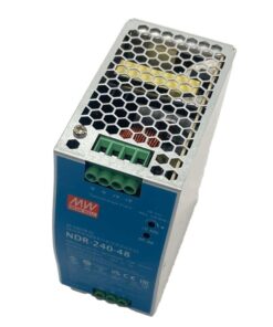 MW MEAN WELL NDR-240-48 Trasformatore Rotaia Industriale 48V 240W 5A Barra Guida DIN Rail Power Supply Input 220V 110V