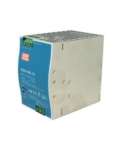 MW MEAN WELL NDR-480-24 Trasformatore Rotaia Industriale 24V 480W 20A Barra Guida DIN Rail Power Supply Input 220V 110V