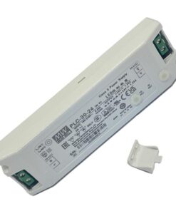 MW MEAN WELL PLC-30-24 Alimentatore 24V 1,25A 30W Con Scatola Chiusa In Plastica Input 220V e 110V