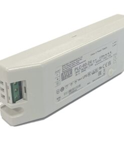 MW MEAN WELL PLC-60-24 Alimentatore 24V 2,5A 60W Con Scatola Chiusa In Plastica Input 220V e 110V