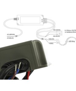 Alimentatore Led MW MEAN WELL PWM-120-24 Dimmerabile 120W 24V IP67 Dimming 3 in 1 0-10V 10V PWM Resistance