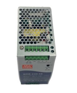 MW MEAN WELL WDR-240-48 Alimentatore Slim DIN Rail 240W 48V 5A Input 180-550V