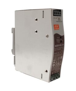 MW MEAN WELL WDR-60-24 Alimentatore Slim DIN Rail 60W 24V 2,5A Input 180-550V