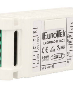 Newlab Led Dimmer Monocanale PWM 12A Controllato Da Pulsante N.O. 0-10V 1-10V Dali Potenziometro