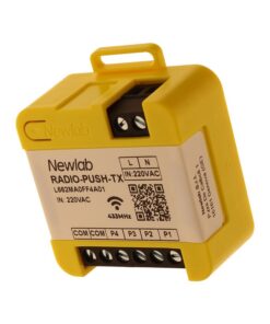 RADIO-PUSH-TX Trasmettitore RF Per Led Dimmer Radio Frequenza Comando Fino a 4 Pulsante di Qualsiasi Serie Civile