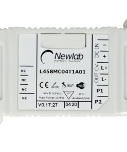 Newlab Led Dimmer PWM In Tensione Pulsante N.O. WiFi 12A 12V 24V 48V Compatibile Alexa Google Home