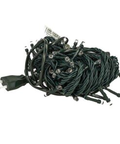 Alternative view of Luci Per Natale Catena 100 Led 9M Colore Bianco Caldo Giallo IP44 Lucciole Per Decorazioni Natalizie Con Filo Verde