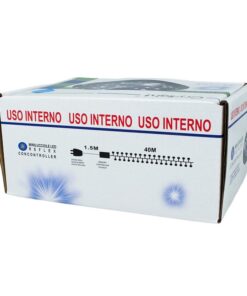 Luci Per Natale Catena 500 Led 40M Colore Rosso IP44 Lucciole Decorative Natalizie Con Filo Verde