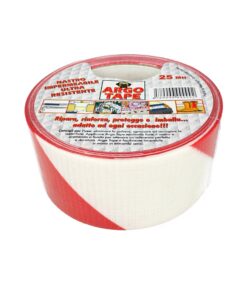 Alternative view of Nastri Antinfortunistici Striscia Di Sicurezza Telato Bianco e Rosso 50mm X 25mt Distanza di Cortesia Adesivo Segnaletica Da Pavimento Muro