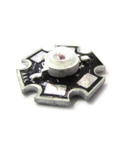 Power Led 1W Colore Blue 3,0-3,4V DC 350mA 20 Lumen Piastra Dissipatore Inclusa 460-470nm