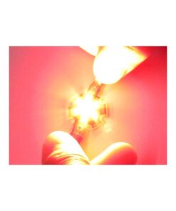 Power Led 1W Colore Rosso 2,0-2,4V DC 350mA 40 Lumen Piastra Dissipatore Inclusa 620-630nm