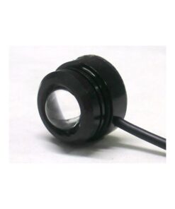 Power Led A Bottone 1,5W 12V Bianco Freddo Dissipatore Alluminio Per DRL Daylight