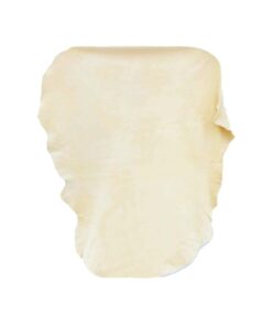 Spugna Panno Vera Pelle di Daino Camoscio Scamosciata Forma Irregolare Misura 30X60cm