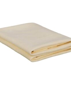 Alternative view of 2 Pezzi Spugna Panno Vera Pelle di Daino Camoscio Scamosciata Forma Irregolare 40x50cm