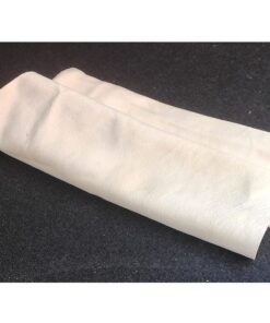 2 Pezzi Spugna Panno Vera Pelle di Daino Camoscio Scamosciata Forma Irregolare 40x50cm