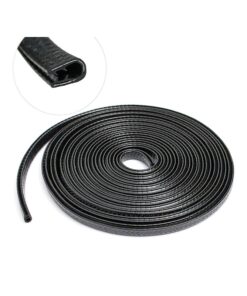 Alternative view of 4 Metri Paraportiere Profilo in Gomma per Portiere Auto Paracolpi Rinforzati in Metallo Riutilizzabile