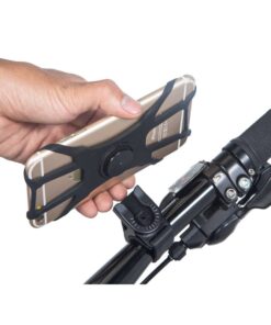 Porta Cellulare Bici Supporto Smartphone Per Manubrio Moto Monopattino Elettrico MTB Bicicletta Universale 360° Rotabile
