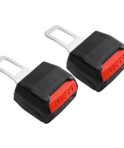 2 PZ Ganci Prolunga Cintura Sicurezza Universale Beep Stop Blocca Allarme Auto