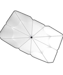 2 Pezzi Ombrello Parasole Auto per Parabrezza 125X65cm + 140X79cm