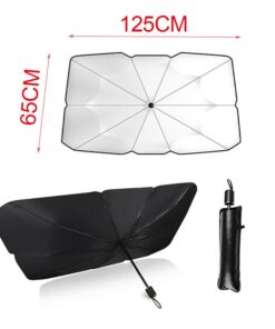Alternative view of Ombrello Parasole Auto per Parabrezza Taglia Piccola 125X65cm