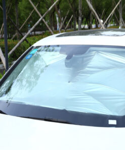 Ombrello Parasole Auto per Parabrezza Taglia Piccola 125X65cm