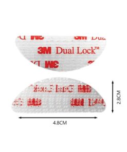 2 Pezzi Adesivi Trasparente per Fissaggio Telepass 48X18mm
