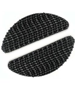 2 Pezzi Adesivi Nero per Fissaggio Telepass 48X18mm