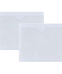 2 Pezzi Portabollo Auto Parabrezza con Adesivo Porta Assicurazione Permesso Parcheggio 11x8 cm