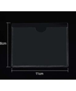 Alternative view of 2 Pezzi Portabollo Auto Parabrezza con Adesivo Porta Assicurazione Permesso Parcheggio 11x8 cm