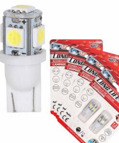 Alternative view of 8 Pezzi Lampada Led 28mm 12V Luce per Auto T10 W5W 5 SMD 5050 1W 100lm Lampadina 194 168 Bianco Freddo 6500K