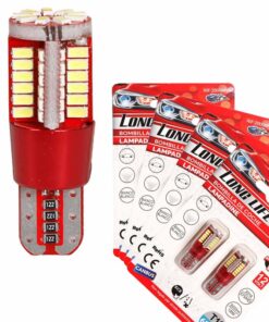 Alternative view of 8pcs Lampada Led T10 W5W 194 168 57 SMD 3014 Luce Auto12V Canbus 1.8W 300lm 35mm Bianco Freddo 6500K