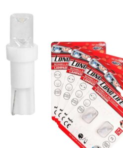 8 Pezzi Lampada Led T5 F5 12V 0.5W 300lm Bianco Freddo 6500K