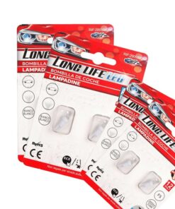 8 Pezzi Lampada Led T5 F5 12V 0.5W 300lm Bianco Freddo 6500K