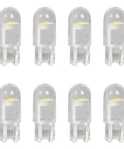 8 Pezzi Lampada Led T10 W5W 1 COB 12V 0.6W 60lm Bianco Freddo 6500K 23mm