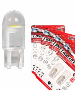 Alternative view of 8 Pezzi Lampada Led T10 W5W 1 COB 12V 0.6W 60lm Bianco Freddo 6500K 23mm