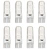 8 Pezzi Lampada Led T10 W5W  6 SMD 5050 12V 0.8W 60lm Colore Rosso 34mm