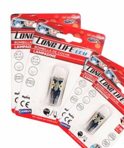 4 Pezzi Lampada Led T10 W5W 30 SMD 4014 12-24V 2.5W 300lm Bianco Freddo 6500K Adatto per Auto e Camion H29mm